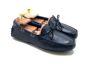 Loafers 'Drive' in calfskin Blue